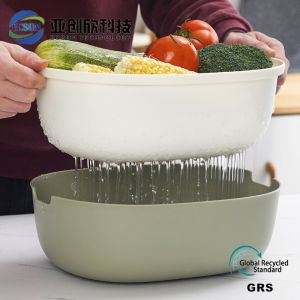 White Plastic Injection Molding Assembly drainage basket