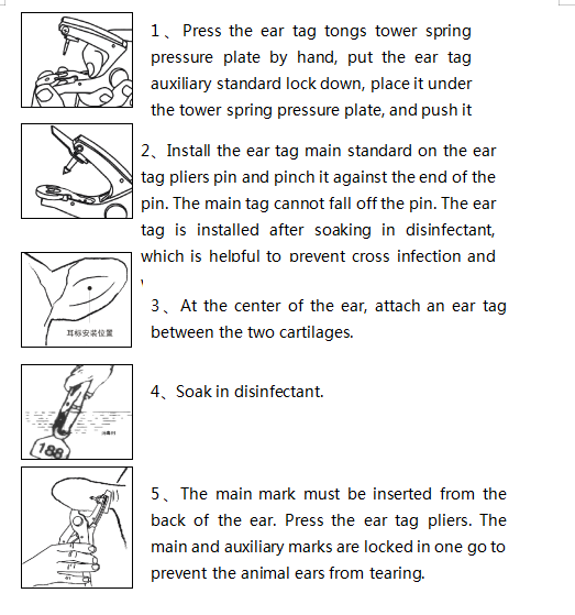 Husbandry Aluminium Alloy Sheep Tag Applicator Multi Use Universal