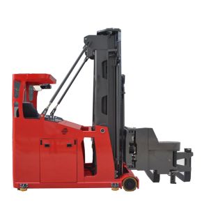 China lifting height 4.5m-10m function 180 rotate degrees Electric 3 way pallet forklift stacker with Quality Assurance on sale