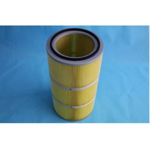 Oil Water Repellent Dust Filter Cartridge Not Sticky Customized Dimension