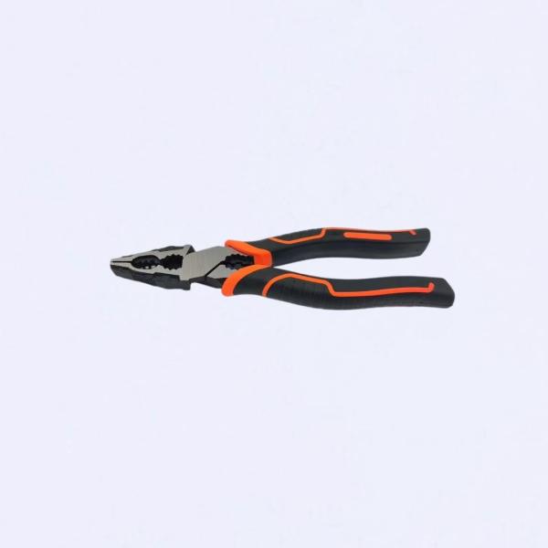Quality 8" HIGH LEVERAGE MULTI-FUNCTION COMBINATION PLIERS HAND TOOLS HRC 62 NICKLE FINISHING WITH STRIPPING Eccentric Labor-saving wholesale