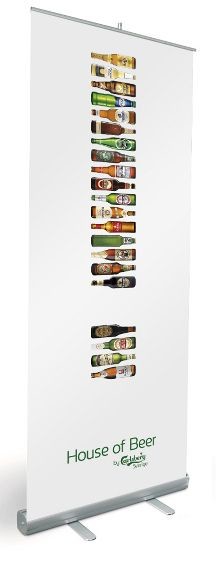 Quality Free Print Roll Up Advertising Banners Scrolling Luxury For Products Promotion wholesale