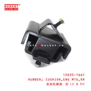 12035-1661 Rear Engine Mounting Cushion Rubber suitable for ISUZU HINO 500 J08C