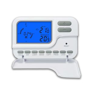 LCD Digital Display Wired Temperature Controller For HVAC System Temperature