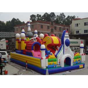 Outside / Indoor Inflatable Amusement Park Commercial Funcity Game Toys For Kids