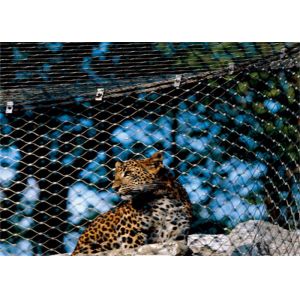 China 50m Length 1.5mm Flexible Stainless Steel Cable Mesh Animal Protect on sale