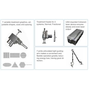 High efficient top quality fractional 1000w input power 10600nm co2 laser