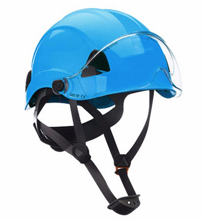 Quality ABS HDPE Forestry Safety Helmet With Visor Hard Ansi Z89.1CE EN397 wholesale