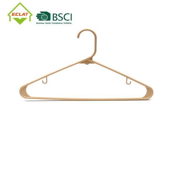 Quality 16.5*9.3" Heavy Duty Plastic Clothes Hangers wholesale