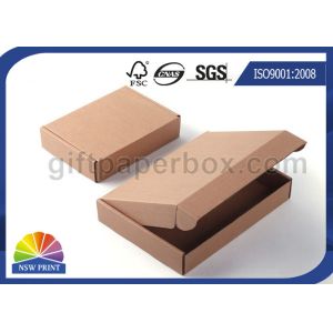 Small Paper Corrugated Cardboard Shipping Boxes / Foldable Paper Storage Boxes