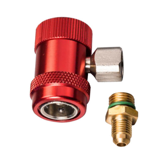Quality R134a AC Unit Repair Parts Adjustable Refrigerant Quick Coupler Lock Snap wholesale