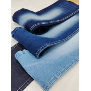 China Twill Style 9.7oz 68%Cotton Denim Fabric With 10*21/70 Construction For Lady Jeans on sale