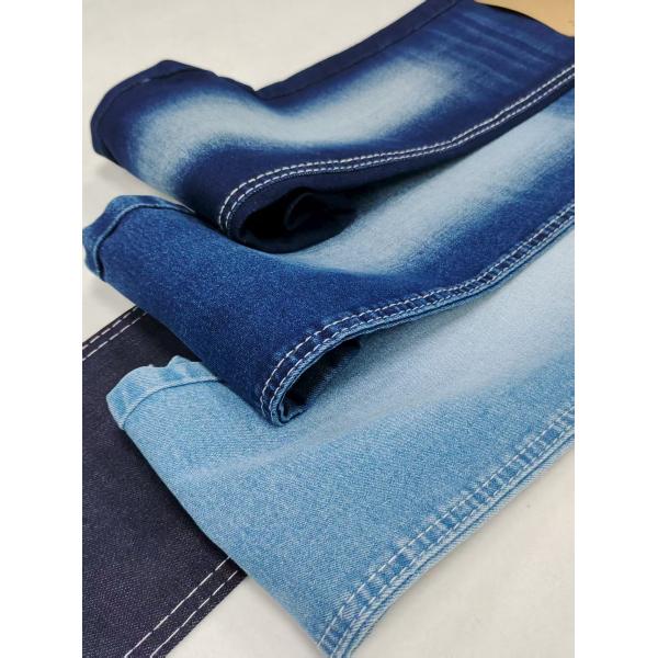 Twill Style 9.7oz 68%Cotton Denim Fabric With 10*21/70 Construction For Lady Jeans