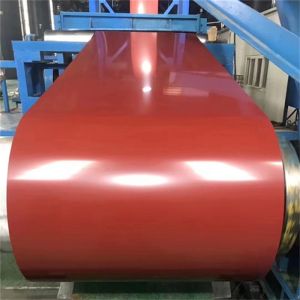 Cheap Z80 Red Coating Prepainted GI Steel Coil 15um / 7um For Wall Fence SGCC for sale