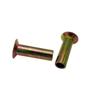 Carbon Steel DIN 7340 Rivet Nuts Copper Hollow Tubular Rivets End Closed or Open