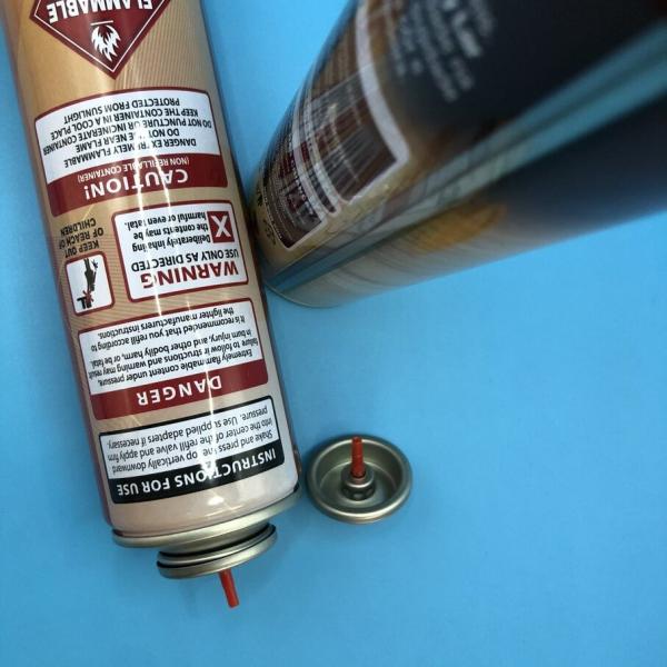 Cigarette Lighter Gas Refill Connection Valve with Plastic and Metal Stem