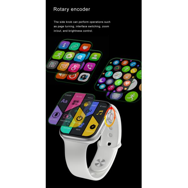 1.75" Screen 240MAH Smartwatch Bluetooth Call IWO 13 12 I8 Pro BT5.0