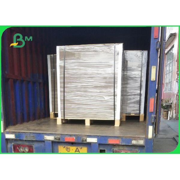 Quality Recycled white paperboard 1.2mm 1.5mm thick C1S Laminated Duplex Board Sheets wholesale