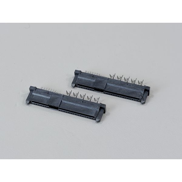 High-Reliability SAS 29P 180° IDC Female PCB Connector, Ni/Au/Sn Plated Terminals | Electrical Wire Cable Connector Customization for Server & Power
