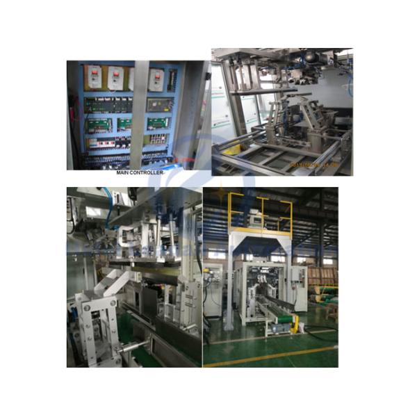 Washing Powder Paper Bag Packing Machine PLC Touch Screen Control