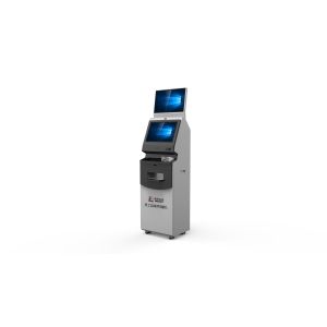 Cheap Dual Screen Hotel Self Service Check In / Out Kiosk for sale
