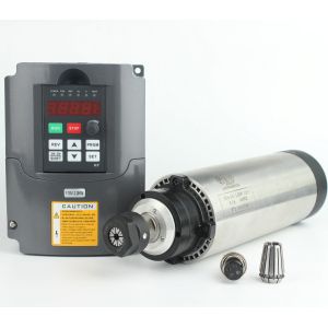 2.2kw Square Spindle Air Cooled Kit ER25 Milling Spindle Motor With VFD