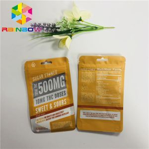 Snack Nuts Plastic Pouches Packaging Customzied Printing Clear Window With