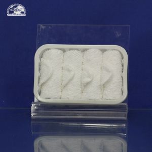 Woven Snow White 22cm Airline Plain Towel