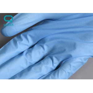 Cheap Blue Ambidextrous Disposable Clean Room Nitrile Gloves Class 10 ISO9001 for sale