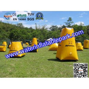 Cheap Game Inflatable Paintball Bunker , Paintball Inflatable Bunkers for sale