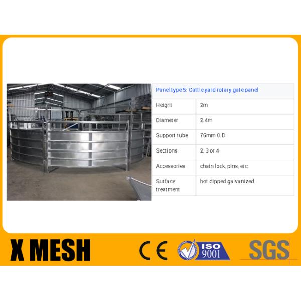 2 Inch Od 16 Gauge Tubing Metal Farm Fence 6 Feet Height 8 Feet Length