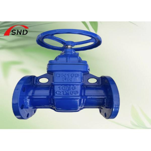 Electric Non-Rising Stem Gate Valve with Elastic Seat Seal for -10-200℃ and 18