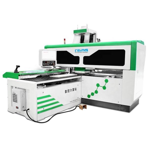 Drilling Wood Panel Holes TEING CNC Wood Drilling Machine 6 Sides Drill Cnc