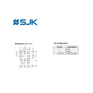 SMD 3.8*3.8mm Saw filter QCC8B 810MHz with 3MHz bandwidth saw IF Filter for