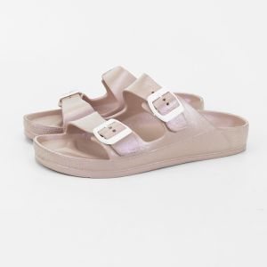 Lady Flexible Size 8 Ladies EVA Double Buckle Sandals With Dual Strap