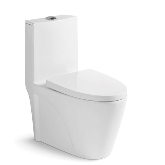 Quality White One Piece Ceramic Toilet Automatic Modern Cupc Certified For Home Or Hotel wholesale