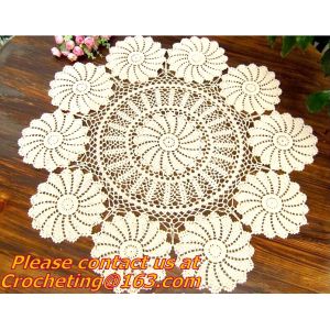 Handmade Table Cloth Crochet Table Runner Dining Party Tablecloth Lace