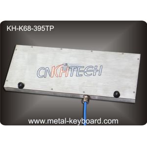 Waterproof Ruggedized Keyboard , Metal Computer Keyboard With Stand Alone Design