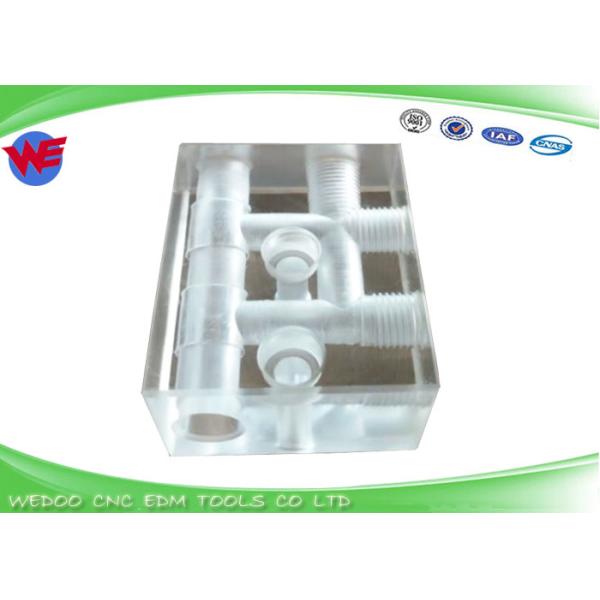 Sodick 3050651 Aspirator Block Upper / Lower S5026 EDM Spare Parts Pipe 66.5*53.5*30