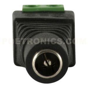 DC5521F 12V DC Power Female Connector Jack to Screw Terminal Block Adapter