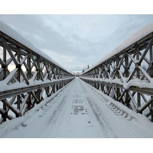 Material Steel AISI Temporary Bridge Structures For Car