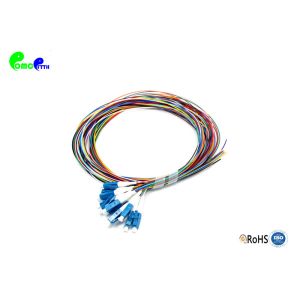 LC SM Fiber pigtail set 12F 12Colors-Coded 900μm 1.5M LSZH 12pcs a set Easy to