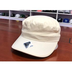 Flat Top Military Cap Medium/Custom Crown All Seasons Solid/Custom Military