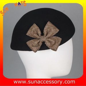 T5631185 Sun Accessory customized winner fashion 100% wool felt beret, women
