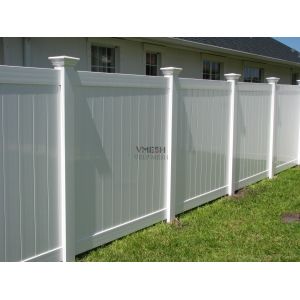 China White Vinyl Privacy Fence Panel 6x8ft Virgin Material on sale