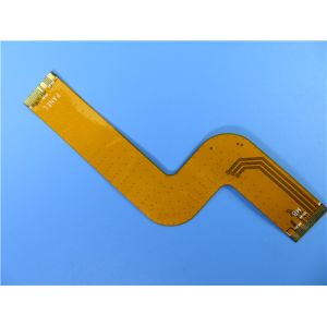 Multilayer Flexible Printed Circuits FPC Built On Polyimide with 0.25mm Thick