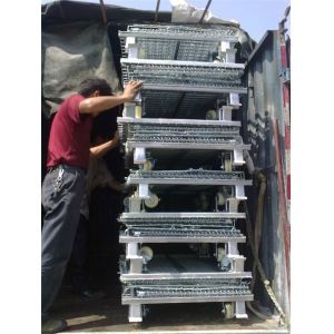 Low carbon Steel metal cages , Loading capacity 1000 - 3000kg