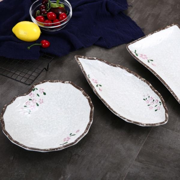 Quality Rectangular Melamine Dinner Plates Withstand Temperature -20C 120C for BBQ Occasion wholesale