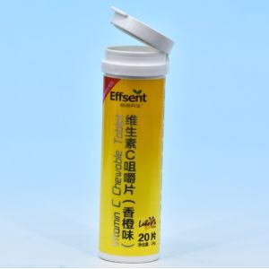 Plastic PP Tubes With Or Without Desiccant Spiral Lids For Packaging Of