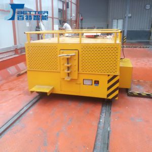 Motorized 10Ton Rail Transfer Cart for Heavy Duty Material Transport in